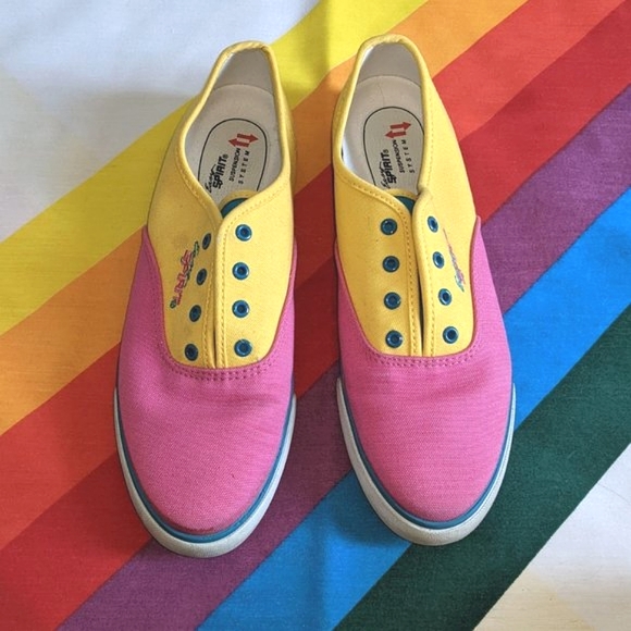 80/90s Color-block Canvas Sneakers by Easy Spirit - Picture 2 of 9